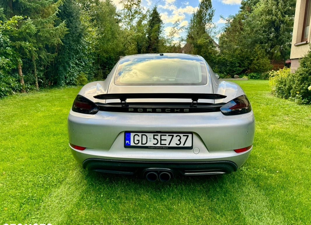 Porsche 718 Cayman cena 210000 przebieg: 48500, rok produkcji 2018 z Gdynia małe 596